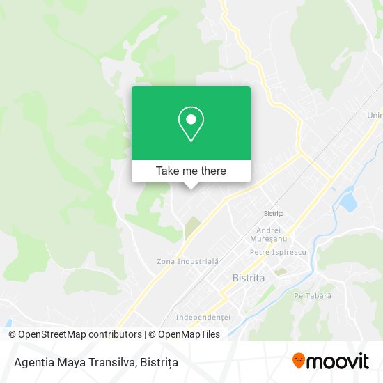 Agentia Maya Transilva map