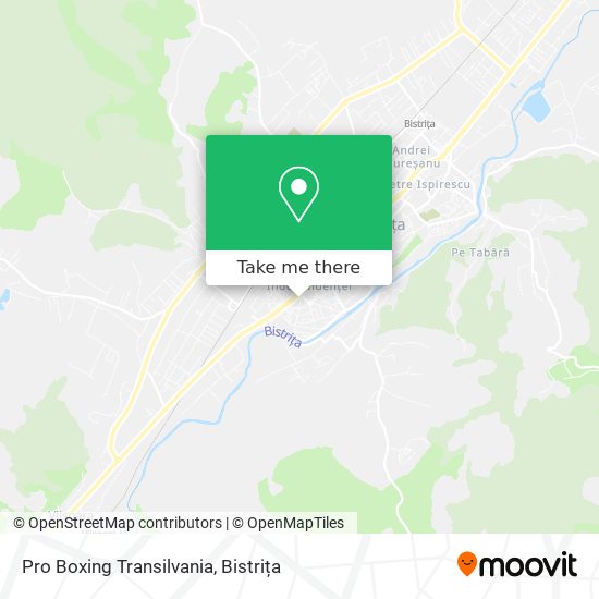 Pro Boxing Transilvania map