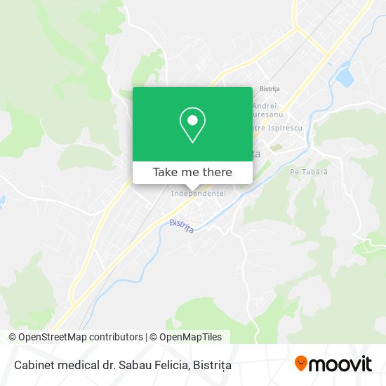 Cabinet medical dr. Sabau Felicia map