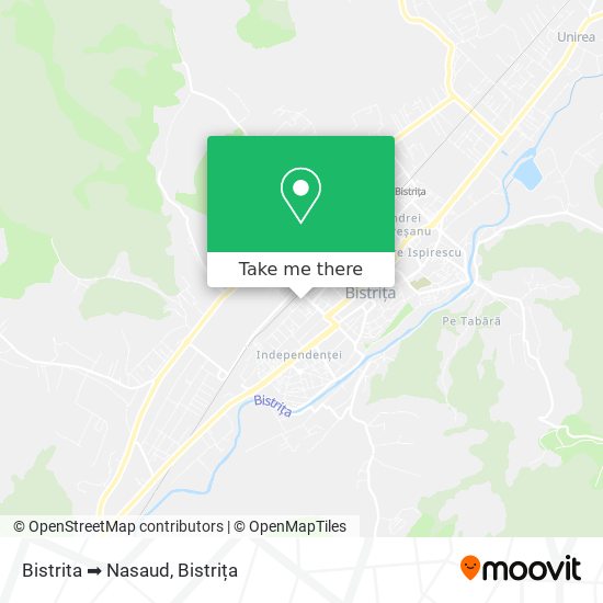 Bistrita ➡ Nasaud map