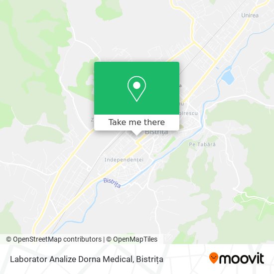 Laborator Analize Dorna Medical map