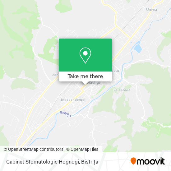 Cabinet Stomatologic Hognogi map