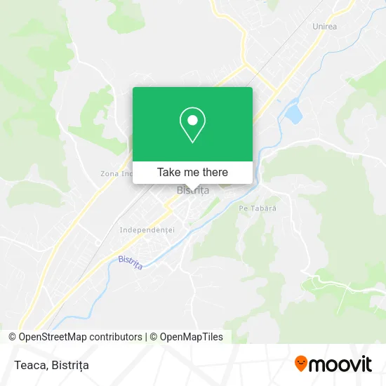 Teaca map
