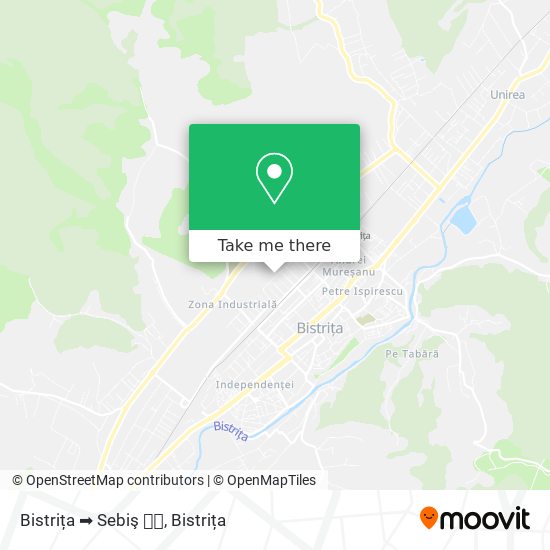 Bistrița ➡ Sebiş 🌄🐾 map