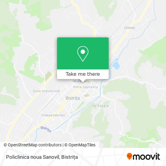 Policlinica noua Sanovil map