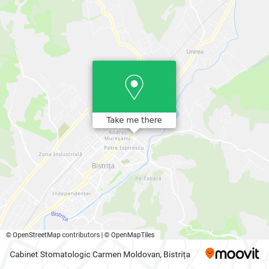 Cabinet Stomatologic Carmen Moldovan map