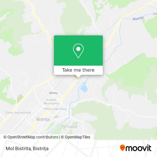 Mol Bistrita map