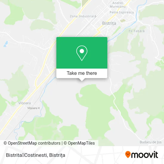 Bistrita➡Costinesti map