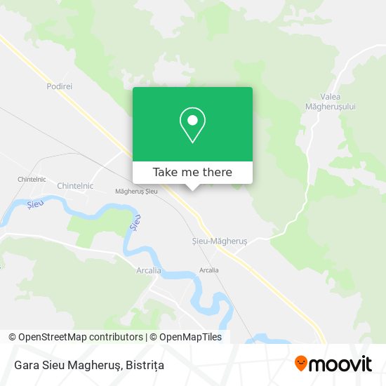 Gara Sieu Magheruş map