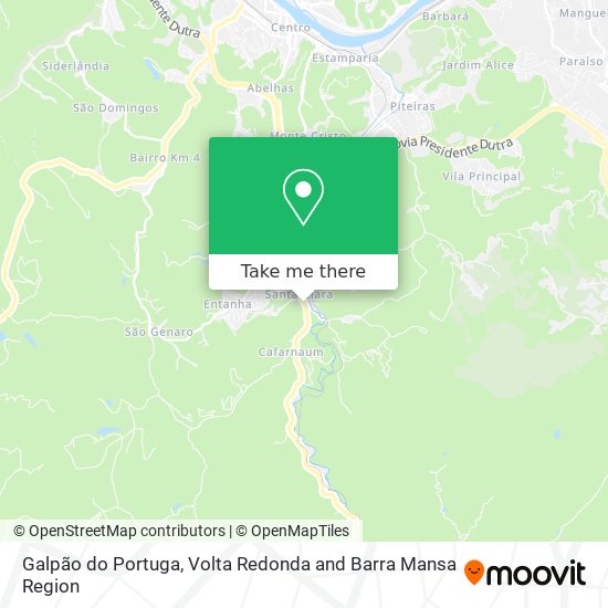 Galpão do Portuga map