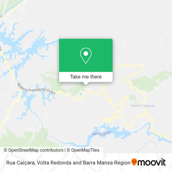Rua Caiçara map