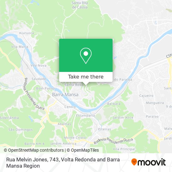 Rua Melvin Jones, 743 map