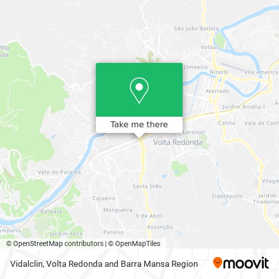 Mapa Vidalclin