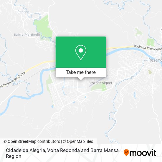 Cidade da Alegria map
