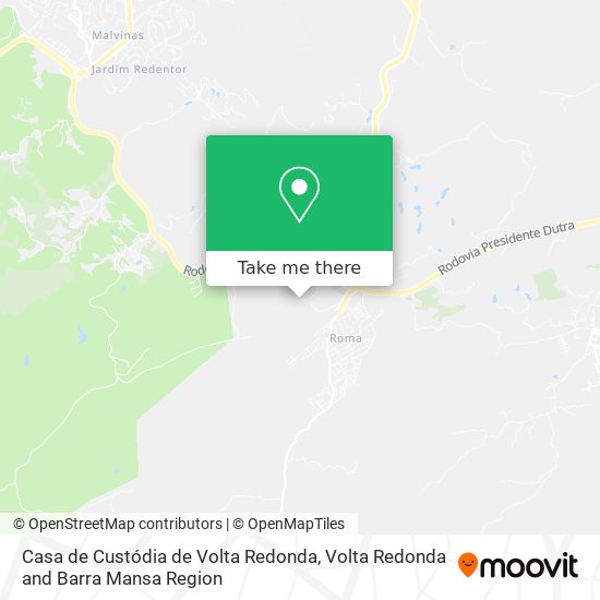 Casa de Custódia de Volta Redonda map