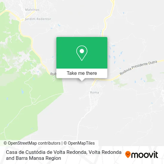 Casa de Custódia de Volta Redonda map