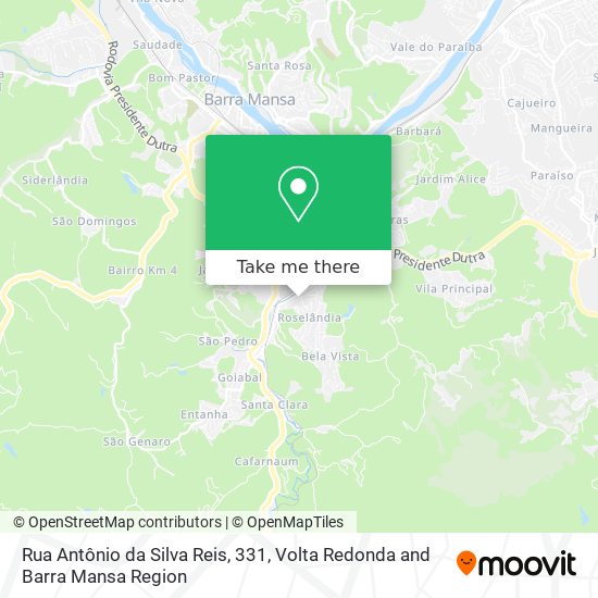 Rua Antônio da Silva Reis, 331 map