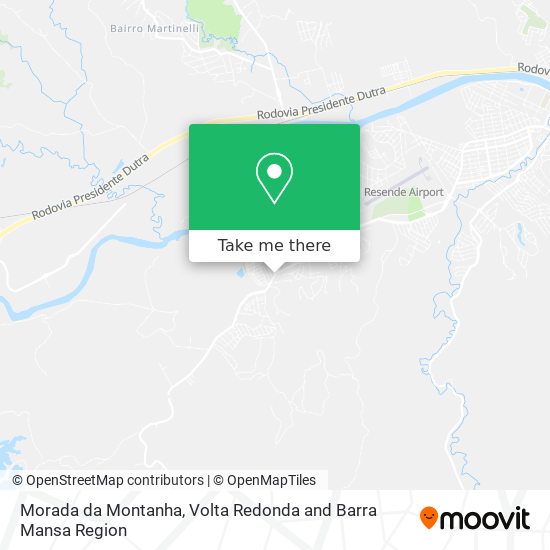 Morada da Montanha map