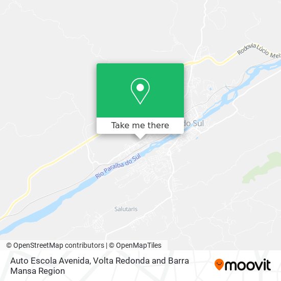 Auto Escola Avenida map