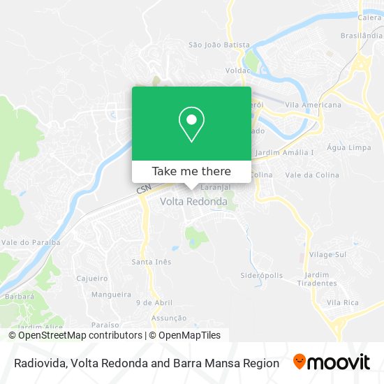 Radiovida map
