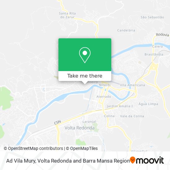 Ad Vila Mury map