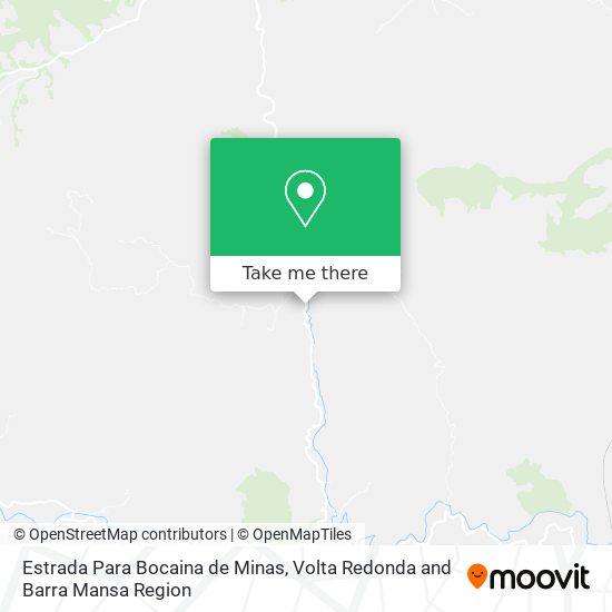 Estrada Para Bocaina de Minas map