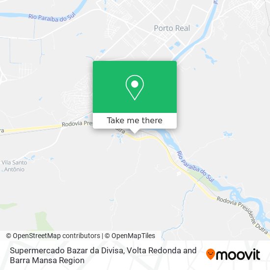 Supermercado Bazar da Divisa map
