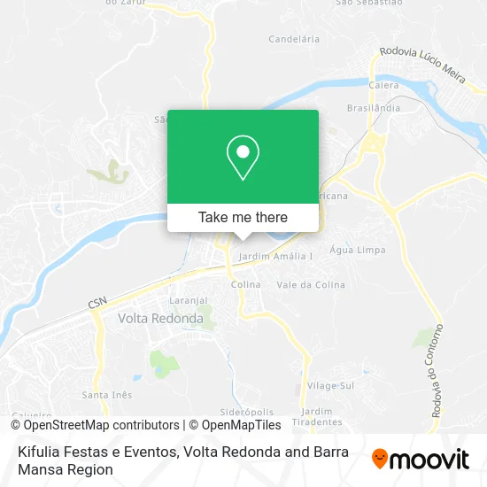 Kifulia Festas e Eventos map