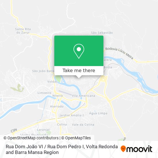 Rua Dom João VI / Rua Dom Pedro I map