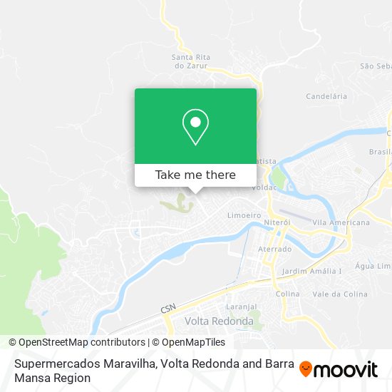 Supermercados Maravilha map