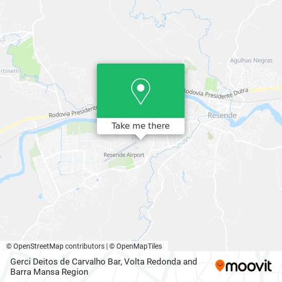 Gerci Deitos de Carvalho Bar map