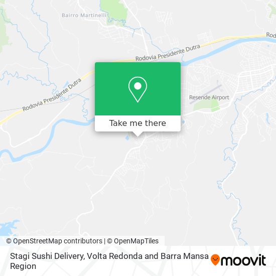 Stagi Sushi Delivery map