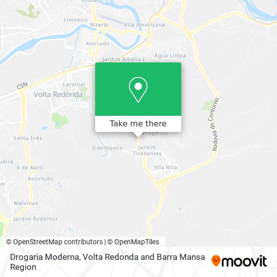 Mapa Drogaria Moderna