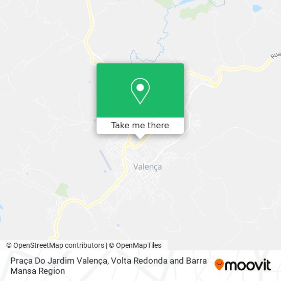 Praça Do Jardim Valença map