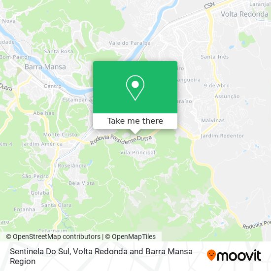 Sentinela Do Sul map
