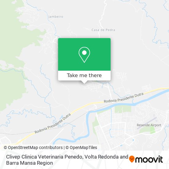Clivep Clinica Veterinaria Penedo map