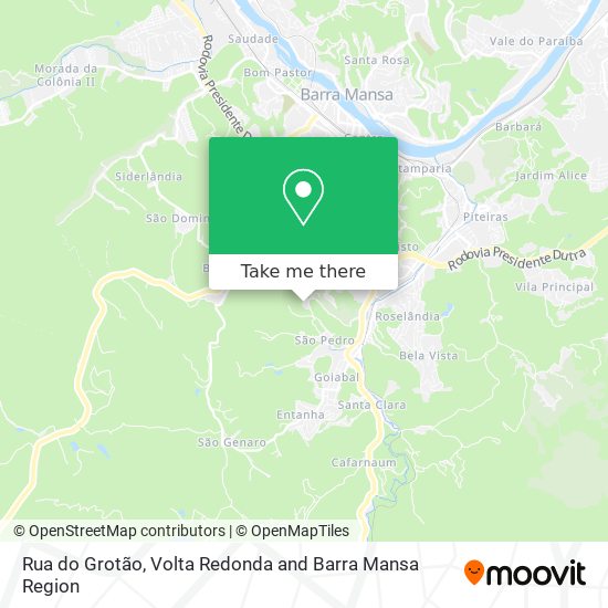 Rua do Grotão map