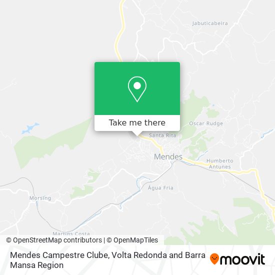 Mendes Campestre Clube map