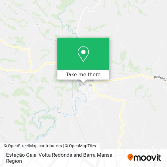 Estação Gaia map