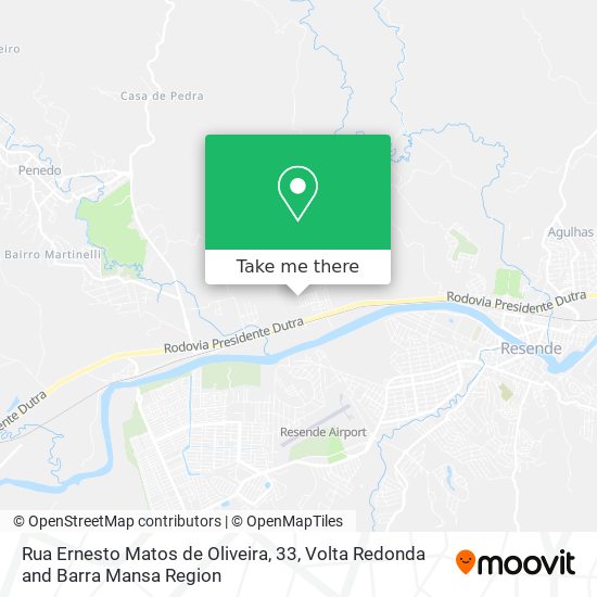 Rua Ernesto Matos de Oliveira, 33 map