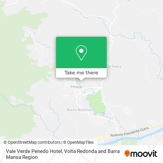 Vale Verde Penedo Hotel map