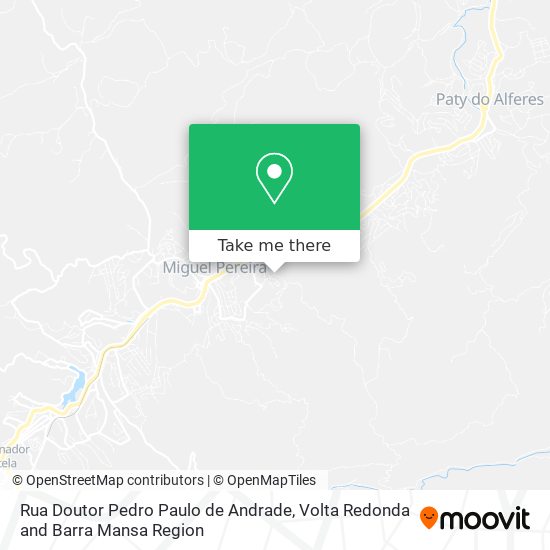 Mapa Rua Doutor Pedro Paulo de Andrade