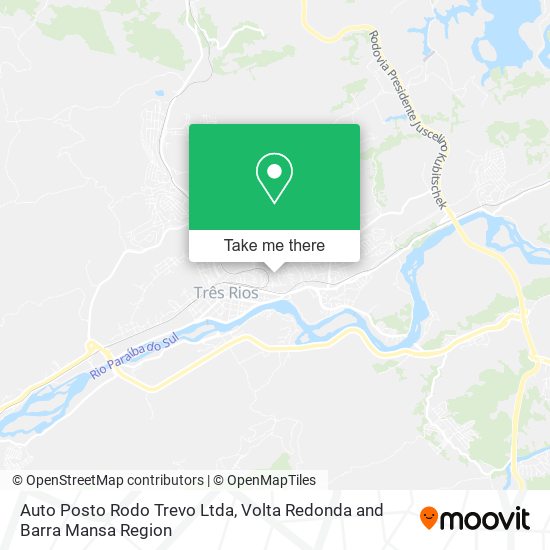 Mapa Auto Posto Rodo Trevo Ltda