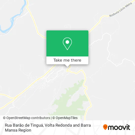 Rua Barão de Tinguá map