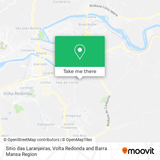 Sitio das Laranjeiras map