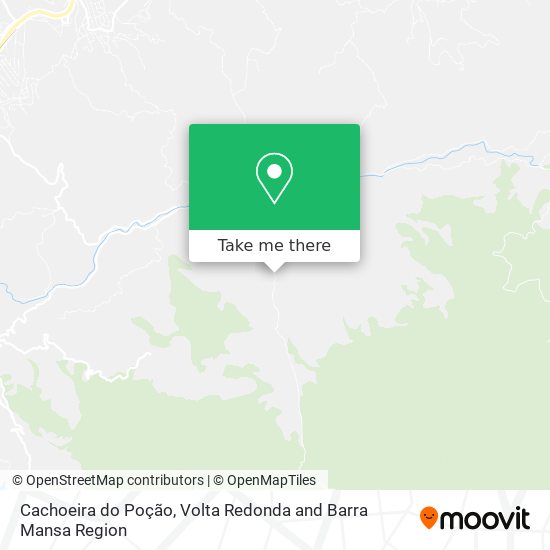 Cachoeira do Poção map