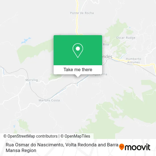 Rua Osmar do Nascimento map