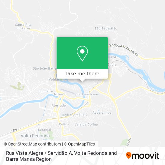 Rua Vista Alegre / Servidão A map