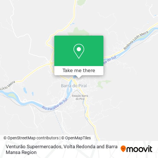 Venturão Supermercados map