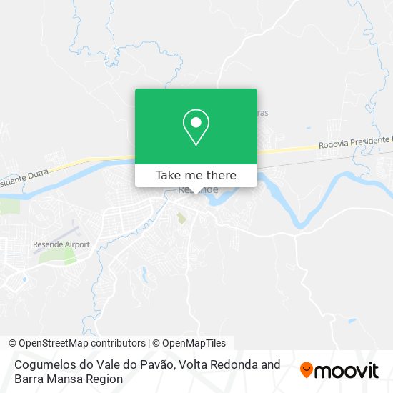 Cogumelos do Vale do Pavão map
